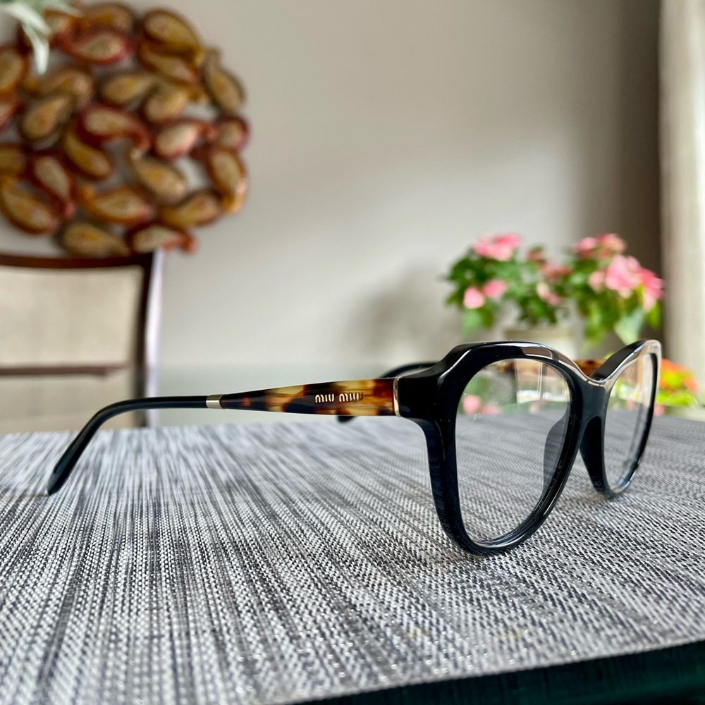 Miu Miu Black & Tortoise Eyeglasses